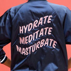 Female Collective Holy Trinity Baseball Jacket - XS